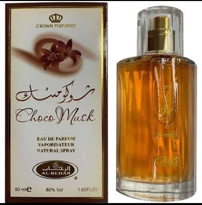 #ad Choco Musk By Al Rehab Perfume EDP Spray Arabian Fragrances 50 ml $10.95