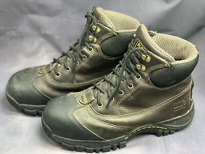 #ad DR DOC MARTENS DM Men’s 10 Ironbridge Brown Leather Steel Toe Safety Work Boots $78.00