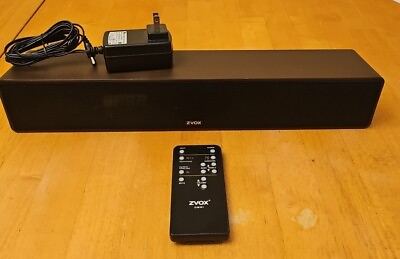 #ad ZVOX Accuvoice AV155 TV Speaker Sound Bar Remote Control Twsted Working $39.99