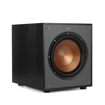 Klipsch R 100SW 10quot; 300W Powered Subwoofer Reference Series Black $169.95