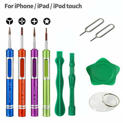 #ad Repair Opening Pry Tools Screwdriver Kit Set Cell Phone iPhone X XR XS 8 7 6 5 4 $4.95