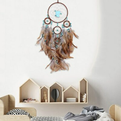 Dream Catcher Handmade Turquoise Dream Catchers with Feathers Large Wall Hanging $9.91