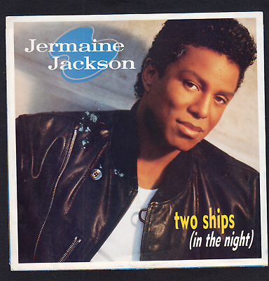 #ad quot;Two Shipsquot; by Jermaine Jackson 7quot; 45 RPM AS1 9933 1990 SLEEVE ONLY $3.99