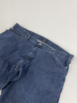 #ad Polo Ralph Lauren Jeans Mens 40x30 Blue Hampton Straight Fit Denim Meas 40x25.5 $21.99