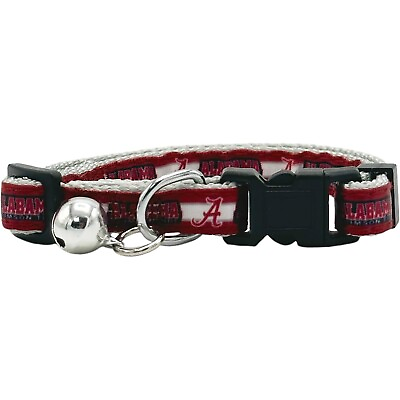 #ad Pets First NCAA Satin Pet Collar for Dogs amp; Cats with Ringing Bell Pendant $14.99
