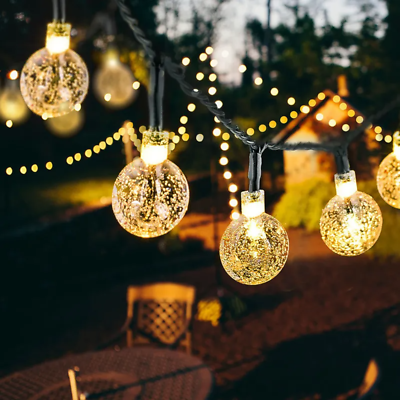#ad 🎁Hot Sale🔥Solar Powered LED Outdoor String Lights $15.99