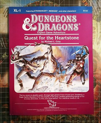 #ad XL1 Quest for the Heartstone Dungeons amp; Dragons Damp;D ADamp;D $26.99