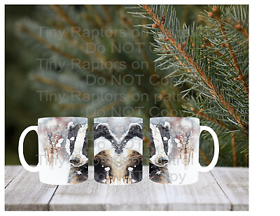 #ad Badger themed 15 oz coffee mug CHOICE custom wildlife nature gifts $17.67