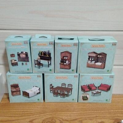 #ad EPOCH Sylvanian Families Classic Brown Series Set Of 7 Japan New $160.00