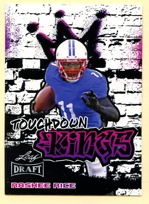 #ad 2023 Leaf Draft Rashee Rice Touchdown Kings Rookie Football Insert Card #100 SMU $1.95