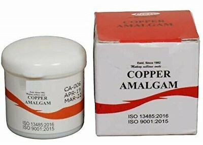 Copper Amalgam for Dental Care 10 Gm 1x 10 gms plastic bottle. $23.90