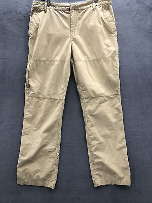 American Classic Russell Simmons Men Zipper Pants Size 34 Tan Lightweight $21.01