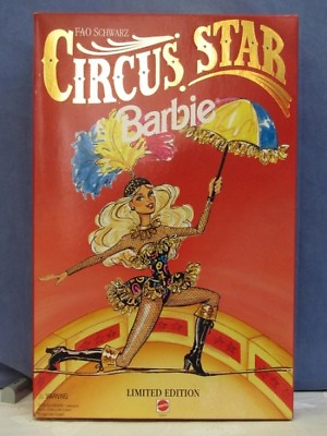 #ad CIRCUS STAR BARBIE Collector Doll Limited Ed FAO SCHWARZ Exclusive $54.99