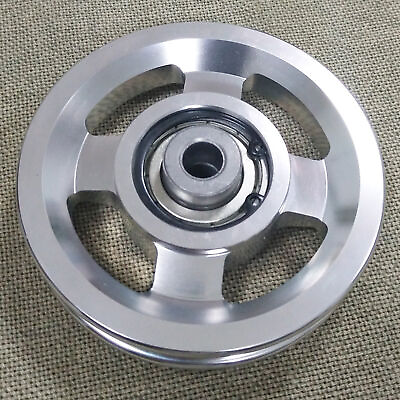 #ad Pulley Wheel Long Lasting Universal Aluminium Alloy Bearing Pulley Wheel Durable $12.64