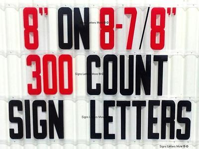 #ad 8quot; On 8 7 8quot; Readerboard Marquee Sign Flex Letter Set 300 Count $82.00
