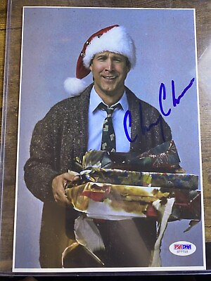 #ad PSA DNA Authentic Chevy Chase Signed Photo 7 x 9 Clarke Griswold Christmas Auto $125.00