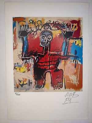 COA Jean Michel Basquiat Print Poster Wall Art Signed Numbered Pop Art $74.95