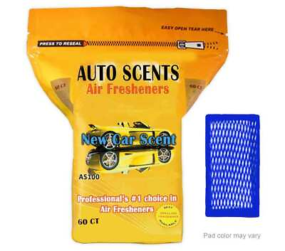 #ad Professional Air Freshener Pads Car Auto Scents 60 pack * FREE SHIPPING * $33.33