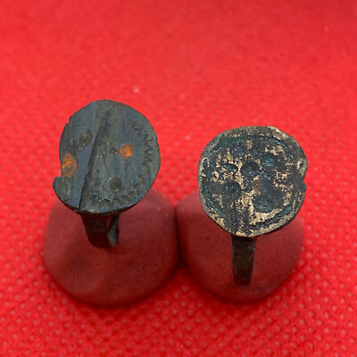 Rare Antique Rings Two From different Eras Ancient Beautiful Archaeological find $22.00