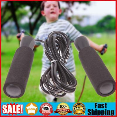 BlackSkipping Rope Fitness Speed Jump Boxing Exercise Gym Childrens Workout $7.90