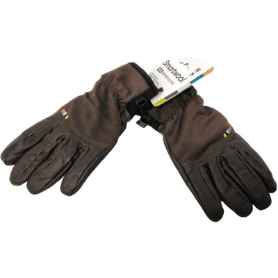 #ad Smartwool PhD Spring Glove Unisex Adult Size X Small Leather Gloves Brown Black $89.99