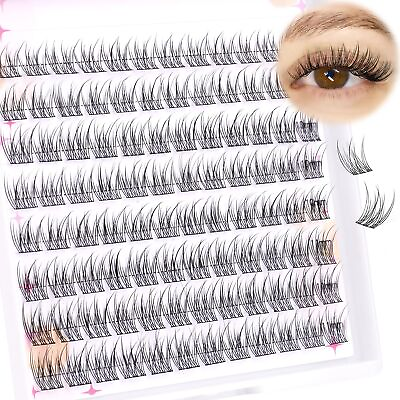 Lash Clusters Wispy Individual Lash Extensions Natural Cluster Lashes 9 11MM $12.29