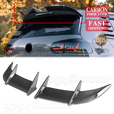 #ad For VW Golf 6 MK6 GTI R 2010 2013 Carbon Fiber Rear Roof Trunk Lip Wing Spoiler $57.99