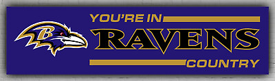 #ad Baltimore Ravens Football Team Country Banner 60x240cm 2x8ft Fan Best Flag $15.95