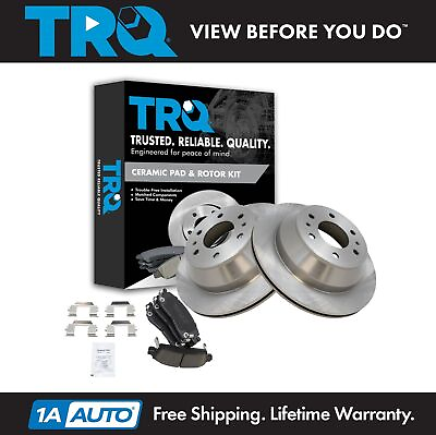 #ad TRQ Rear Premium Posi Disc Brake Pad amp; Rotor Kit for GM SUV Truck New $124.95