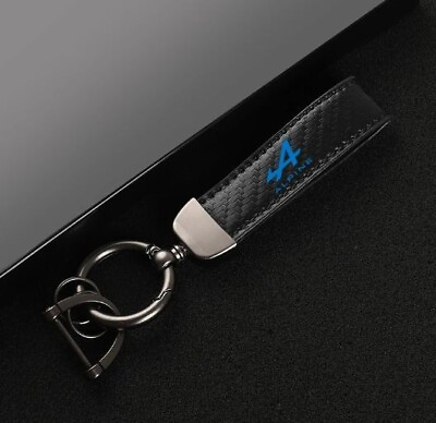 #ad Leather Car Key Chain Keyring Horseshoe Buckle A Logo fits Alpine $19.99
