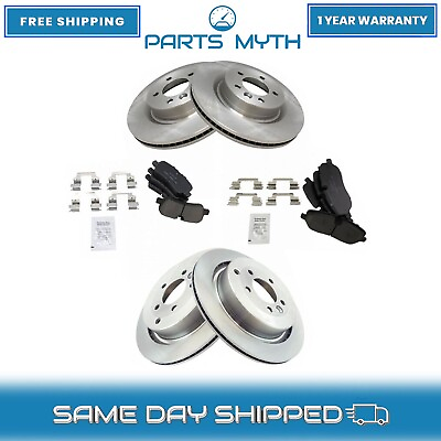 #ad NEW Front Rear Premium posi Disc Brake Pads amp; Rotor Kit For 2005 2007 Land Rover $236.76