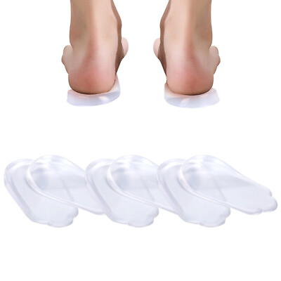 #ad 3Pair Orthopedic Insoles Shoe Inserts amp; Lateral Heel Wedge Lift O X Leg Gel Pads $8.75