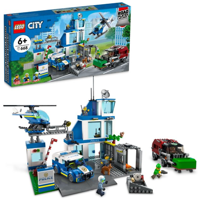 LEGO City Police Station Truck Toy amp; Helicopter Set 60316 $49.00
