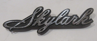 Buick Skylark Emblem Badge Trim Aluminum vintage metal nameplate Classic Cars $42.00