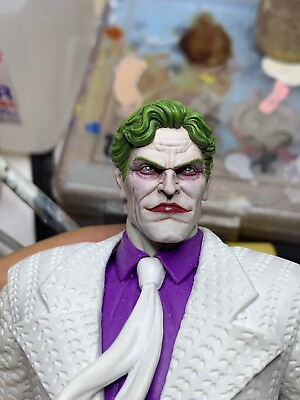 #ad 1 12 The Dark Joker Clown Head Sculpt Fit for 6#x27;#x27; Action Figure Handmade Paint $62.99