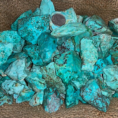 500 Carat Lots of Natural Turquoise Rough Not Stabilized a Free Gemstone $15.00