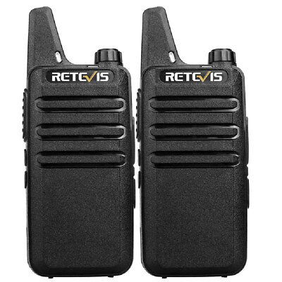 2Pack Retevis RT22 UHF Walkie Talkies Two Way Radio 2W CTCSS DCS VOX For Family $21.99