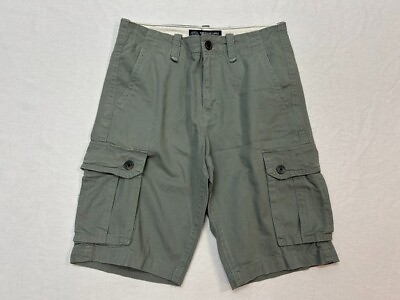Men#x27;s AMERICAN EAGLE OUTFITTERS Green Cargo Shorts Sz 31 $22.00
