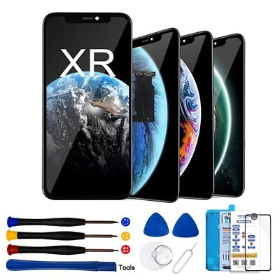 #ad TOP Quality For iPhone XR LCD Display Touch Screen Digitizer Replacement Kit Lot $20.42