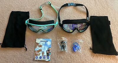 #ad Seago Swim Goggles Anti Fog Anti UV Wide View Swimming Goggles for Kid 6 $22.00
