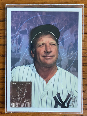 #ad 1996 Topps Mickey Mantle New York Yankees #7 Baseball Card Last Day Production $3.95
