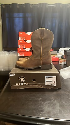 #ad #ad Ariat Rambler Square Toe Cowboy Mens Brown Casual Boots 10002317 Size 10EE $145.00