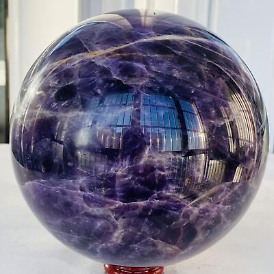 #ad 3580g Natural Dream Amethyst Quartz Crystal Sphere Ball Healing $159.60