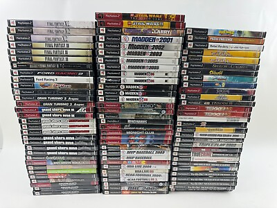 #ad Sony PlayStation 2 PS2 Games With Cases Pick amp; Choose Huge Lot Selection $5.99