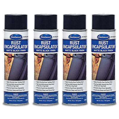 #ad Eastwood Rust Encapsulator Aerosol 15 Oz Black 4 Pack $119.99