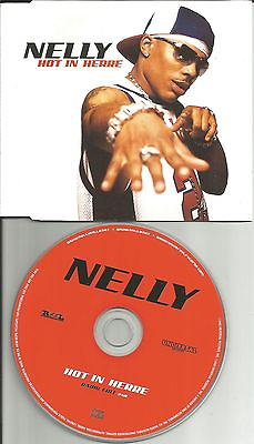#ad NELLY Hot In Herre w RARE EDIT Made in UK PROMO DJ CD single 2002 here $24.99