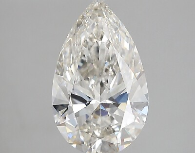 #ad Lab Created Diamond 3.50 Ct Pear H VS2 Quality Excellent Cut IGI Certified $1577.80