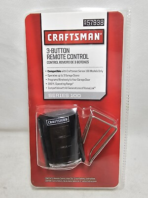 SEALED Craftsman 57938 3 Button Remote Control Garage Door Opener Series 100 $14.95