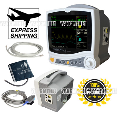 CONTEC ICU Multi Parameter Vital Signs Patient monitor Cardiac MachineCMS6800 $459.00