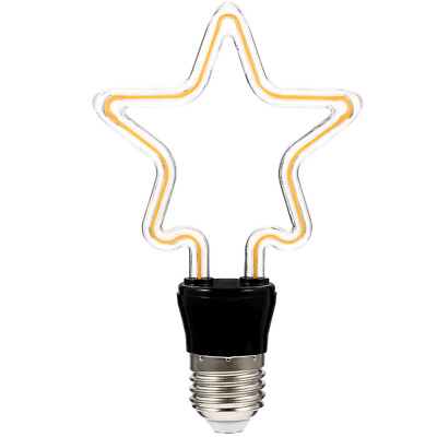 #ad Decorative Light Bulb Decoration Bulb Lamp Bulb Star Shape Light Bulb $10.28